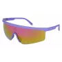 Óculos de sol de homem Police retangulares SPLA28999UGX - armação preta, lentes cinzentas