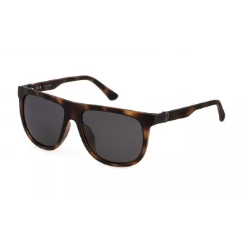 Óculos de sol homem POLICE SPLN33E59878P - armação de metal gunmetal, lentes cinzentas polarizadas, 59/14/140 mm