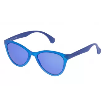 Óculos de sol Police para homem SPL08654U43B - armação retangular em propionato, proteção UV400