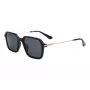 Police Óculos de sol de homem SPLL10-520700 retangulares aro completo armação preta lentes smoke grey 52/20/145 mm
