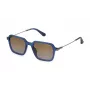 Óculos de sol POLICE homem SPLL10-520892 armação preta retangular lentes cinzentas 52/20/145 mm
