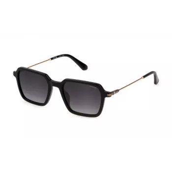 Óculos de sol de homem POLICE SPLL10M520700 - armação preta, lentes cinzentas 52/20/145 mm