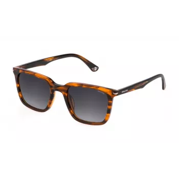 Óculos de sol de homem Police SPLL80-520836 Havana castanho acetato 52 mm