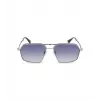 Óculos de sol de homem POLICE SPLL86M580F94 armação quadrada em acetato Dark Havana lentes cinzentas degradê UV400 58/16/145 mm