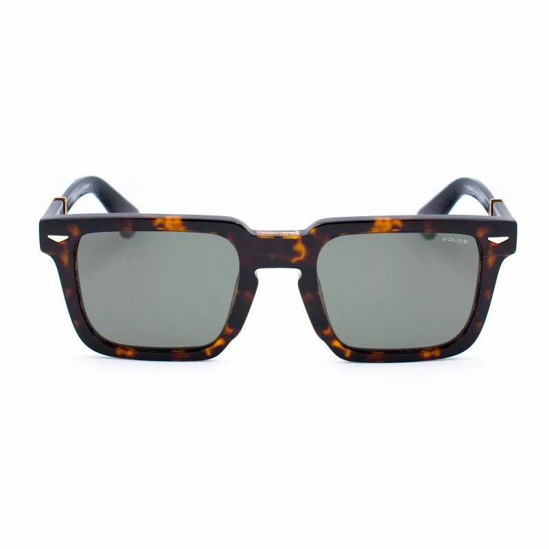 Police Óculos de sol de homem SPLL88-520722 - Armação de acetato, lentes de policarbonato, proteção UV