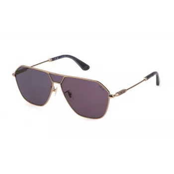 Óculos de sol de homem Police SPLL89-628FFY - armação preta brilhante, lentes cinzentas fumadas, 62 mm