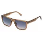 Óculos de sol de homem POLICE SPLQ83-540805 Armação preta lentes cinzentas 54mm
