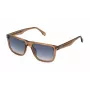 POLICE óculos de sol homem SPLQ83-560805 - armação retangular em acetato, proteção UV400, lentes 56 mm