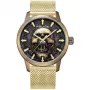 Relógio Police homem Blaze Collection PEWJG0005504 44mm caixa de aço inoxidável pulseira de pele preta analógico quartzo