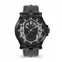 Relógio POLICE Blaze para homem PEWJA2108201 47mm mostrador preto bracelete de pele