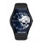 Relógio POLICE de homem PEWJA2002302 45mm caixa de aço inoxidável bracelete de pele