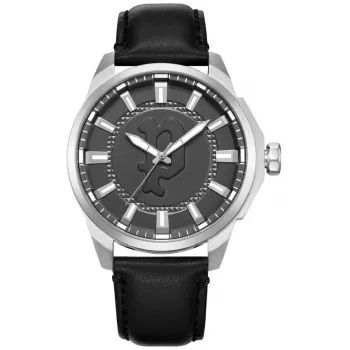Relógio de homem POLICE PEWJA2204305 - mostrador preto 46mm quartzo bracelete de pele