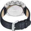 Relógio de homem POLICE PEWJF2226802 coleção Blaze 45mm caixa de aço inoxidável pulseira de pele preta analógico de quartzo