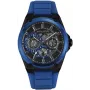 POLICE relógio de homem PEWJQ2203240 45mm caixa de aço inoxidável mostrador preto bracelete de pele