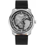 Relógio POLICE senhora PL.15714JS-04 42mm mostrador azul bracelete de pele
