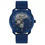 POLICE Relógio de homem PL15714JSBL0 42mm mostrador azul bracelete de pele