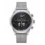 Relógio de homem Police Ranger II PEWJG0006504 44 mm mostrador azul pele castanha