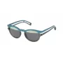 POLICE S1960M49NV8H Óculos de sol de mulher - Armação preta brilhante, lentes cinzentas degradê, 49/21/145 mm