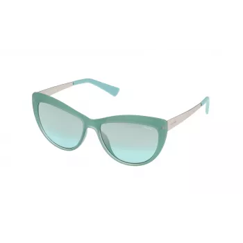 POLICE S1970M55N19X Óculos de sol de mulher Havana armação em acetato lentes castanhas degradê 55/16/140 mm