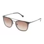 POLICE SPL152-53GGNY Óculos de sol retangulares para mulher - Armação de acetato Havana com lentes cinzentas degradê