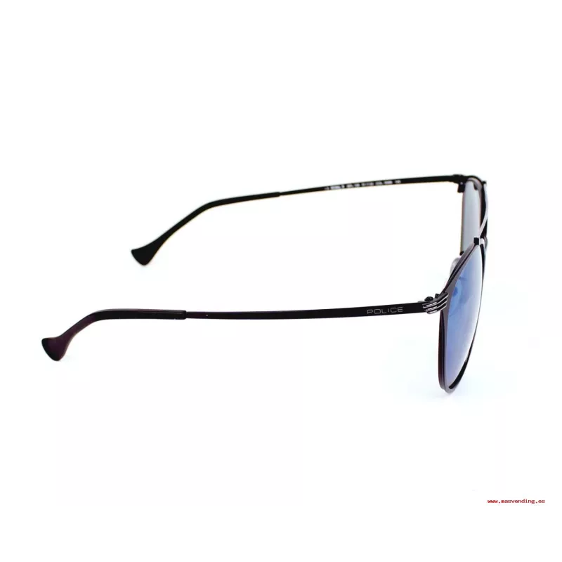 Óculos de sol unissexo POLICE SPL15651599B - armação de plástico retangular UV400