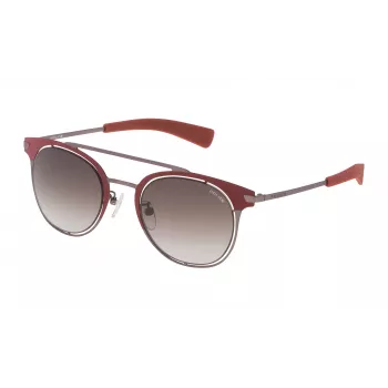Óculos de sol para homem POLICE SPL158490C86 Havana Brown Tortoise acetato 49 mm