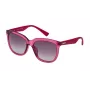 Óculos de sol mulher POLICE SPL410-56AFDX olho de gato - armação de acetato preta, lentes de policarbonato cinzentas, proteção UV400