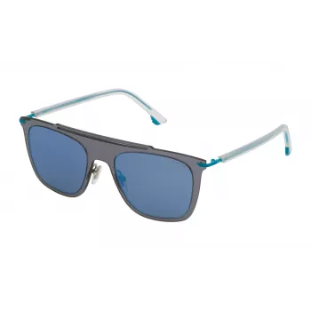 Óculos de sol para homem POLICE SPL581 52/20/145 mm armação integral retangular em plástico UV400