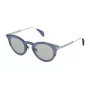 Óculos de sol de mulher POLICE SPL624460579 - armação de acetato preta brilhante, lentes de policarbonato cinzentas, proteção UV400, largura da lente 46 mm