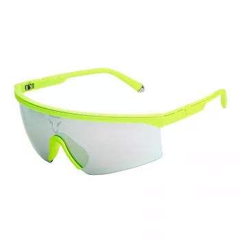 Óculos de sol de homem POLICE SPLA28997B8X - armação preta brilhante, lentes azuis espelhadas