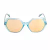 Óculos de sol retangulares de mulher POLICE SPLA9858VA1A - armação de acetato preta, lentes cinzentas, 58 mm