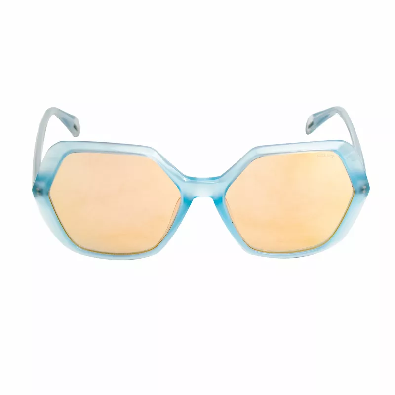 Óculos de sol retangulares de mulher POLICE SPLA9858VA1A - armação de acetato preta, lentes cinzentas, 58 mm