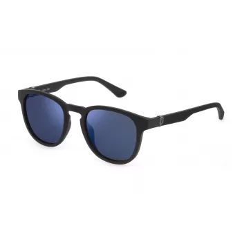 POLICE SPLF60-53U28P óculos de sol homem, retangulares, polarizados, armação Havana, lentes verdes, 53mm