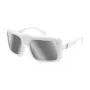 Óculos de sol retangulares de homem POLICE SPLF62-6104AW - armação preta, lentes cinzentas 61/19/130 mm