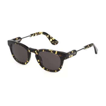 Óculos de sol de homem POLICE SPLF70-500781 quadrados de acetato com proteção UV400