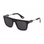 POLICE SPLF71-53700Y Óculos de sol de homem retangulares de acetato preto/cinzento 53/21/145 mm