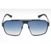 Óculos de sol de homem POLICE SPLL08M63S72P design quadrado - armação preta, lentes polarizadas cinzentas - largura da lente 63 mm