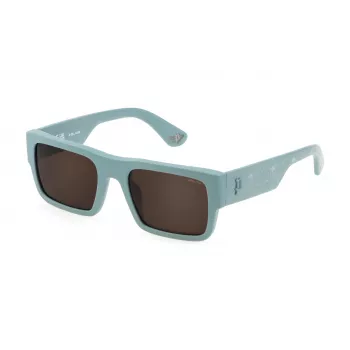 Óculos de sol para homem POLICE SPLL12-540M81 preto mate polarizados 54/21/145 mm