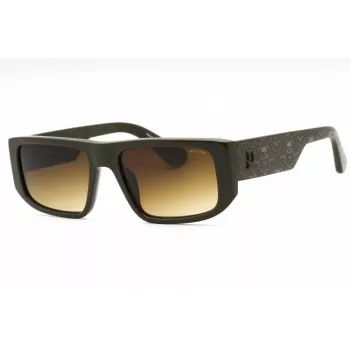 Óculos de sol retangulares de homem POLICE SPLL13M55073M - armação preta lentes cinzentas 54/21/145 mm