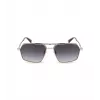 Óculos de sol quadrados de homem POLICE SPLL86-58302Y armação Havana em acetato com lentes verdes em policarbonato UV400