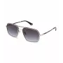 Óculos de sol quadrados de homem POLICE SPLL86-58302Y armação Havana em acetato com lentes verdes em policarbonato UV400