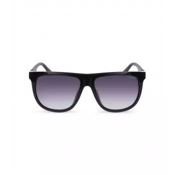 Óculos de sol de homem POLICE SPLN33M590Z42 - armação em acetato preta, lentes em policarbonato cinzentas, proteção UV400, largura da lente 59 mm