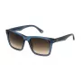 Óculos de sol de homem POLICE SPLN35M550955 armação em acetato Havana lentes castanhas 55/19/145 mm