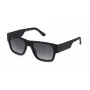 Óculos de sol retangulares polarizados de homem POLICE SPLP23-54U28P, armação preta, lentes cinzentas, 54 mm