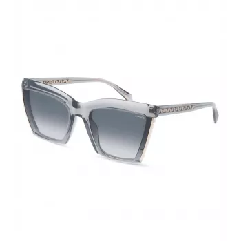 Óculos de sol retangulares de mulher POLICE SPLP44-60098Z - Havana/castanho - 60/21/140 mm