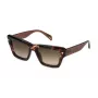 Óculos de sol de mulher POLICE SPLP48-5202AD, armação preta brilhante, lentes cinzentas, 52 mm