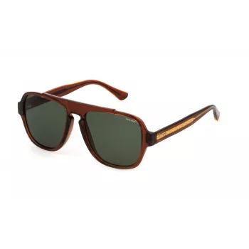 Óculos de sol de homem POLICE SPLP57-5506PQ preto/cinzento 55/17/145 mm