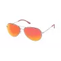 Óculos de sol unissexo POLICE S8299M58Q05R - armação metálica preta, lentes cinzentas degradê, 58/15/140 mm