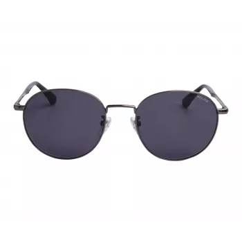 POLICE Unissexo SPLD94M530613 Óculos de sol - Armação preta brilhante, lentes fumadas, 53/19/140 mm