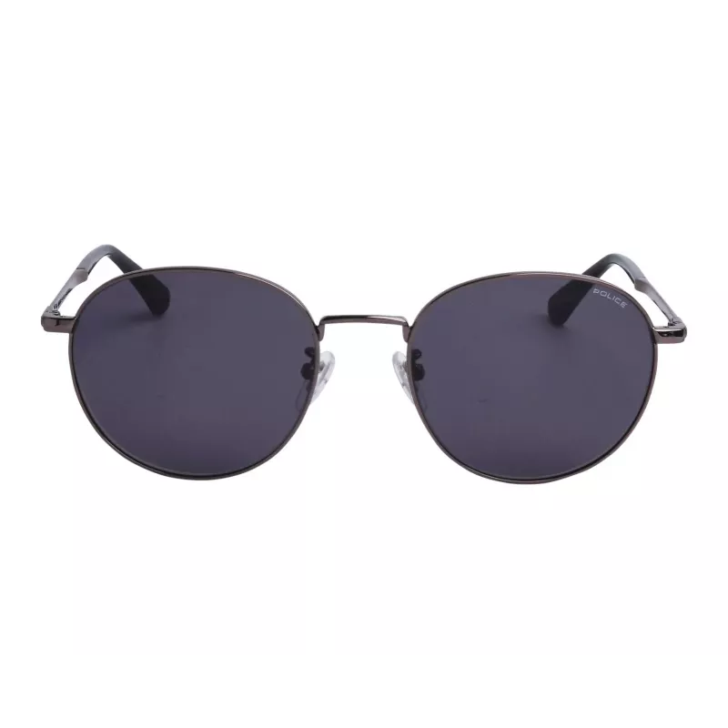 POLICE Unissexo SPLD94M530613 Óculos de sol - Armação preta brilhante, lentes fumadas, 53/19/140 mm